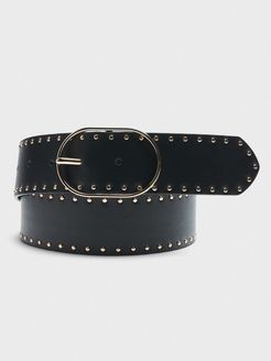 Studded Leather Belt