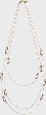 Triple-Strand Long Necklace