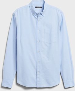 Untucked Standard-Fit Cotton Oxford Shirt