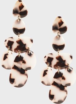 Resin Chandelier Earrings