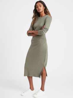 Luxespun Side-Ruched Dress