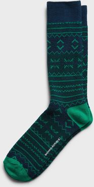 Fair Isle Geo Sock