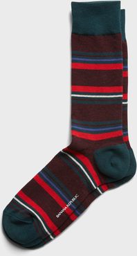 Geo Stripe Sock