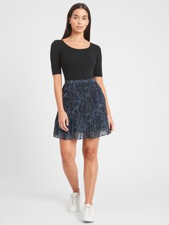 Petite Pleated Mini Skirt