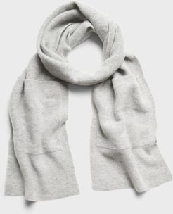 Brushed Cashmere Scarf with Pockets