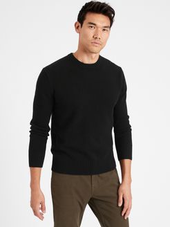 Heritage Recycled Cashmere Crew-Neck Sweater