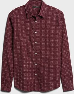 Untucked Slim-Fit Luxe Poplin Shirt