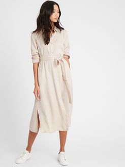 Petite TENCEL™ Midi Shirtdress