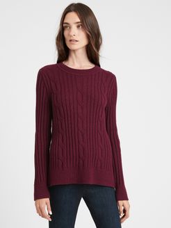 Chunky Cable-Knit Sweater