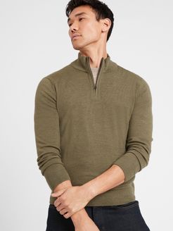 Merino Half-Zip Sweater