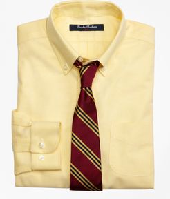 Boys' Non-Iron Supima Oxford Polo Button-Down Dress Shirt