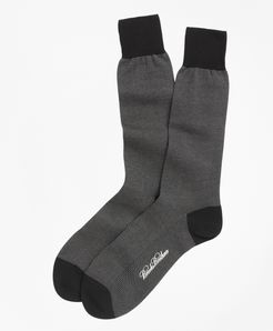 Cotton Bird's Eye Crew Socks