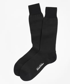 Cotton Bird's Eye Crew Socks