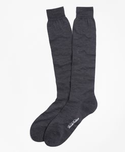 Merino Wool Mini Dot Over-The-Calf Socks