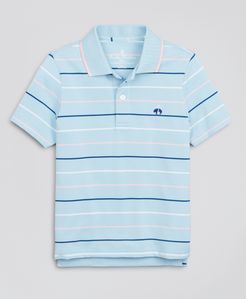 Boys' Performance Series Pique Feeder Stripe Polo Shirt