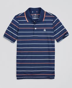 Boys' Performance Series Pique Feeder Stripe Polo Shirt