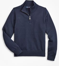 Boys' Supima Cotton Half-Zip Sweater