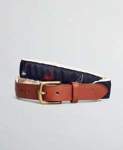 Boys' Casual Woven Embroidered Belt