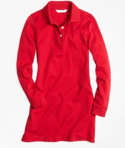 Girls' Girls Long-Sleeve Polo Dress