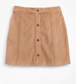 Girls' Girls Stretch Cotton Corduroy Skirt