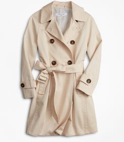 Girls' Girls Double-Breasted Trench Coat