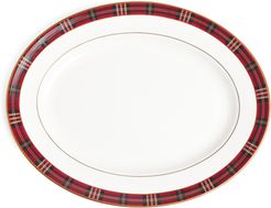 Signature Tartan Oval Platter