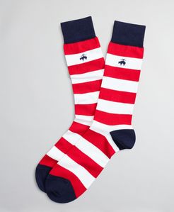 Patriotic Stripe Crew Socks