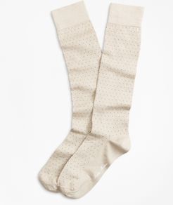 Polka Dot Over-The-Calf Socks