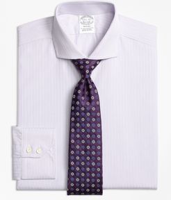 Regent Fitted Dress Shirt, Alternating Framed Stripe