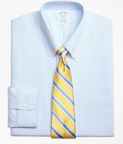 Regent Fitted Dress Shirt, Non-Iron Dobby Gingham