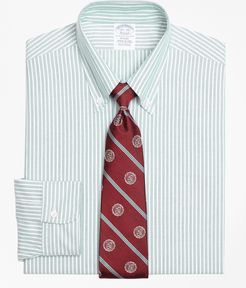 Original Polo Button-Down Oxford Regent Fitted Dress Shirt, Ground Stripe