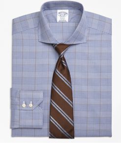 Regent Fitted Dress Shirt, Non-Iron Large Plaid
