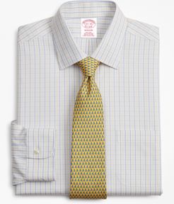 Madison Classic-Fit Dress Shirt, Non-Iron Grid Check