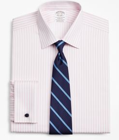 Stretch Soho Extra-Slim-Fit Dress Shirt, Non-Iron Twill Ainsley Collar French Cuff Bold Stripe