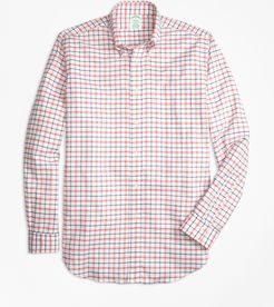 Milano Fit Oxford  Large Check Sport Shirt