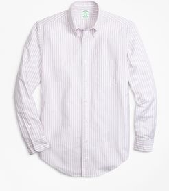 Milano Fit Oxford Outline Stripe Sport Shirt