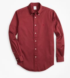 Regent Fit Garment-Dyed Twill Sport Shirt