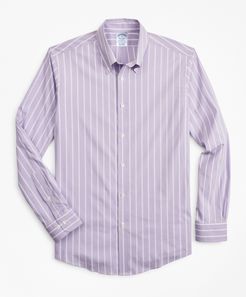Regent Fitted Sport Shirt, Performance Series With Coolmax, Ground Stripe