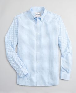 Luxury Collection Regent Fitted Sport Shirt, Button-Down Collar Check