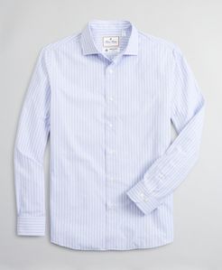 Luxury Collection Milano Slim-Fit Sport Shirt, Spread Collar Stripe