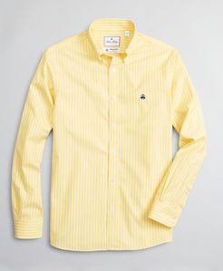 Luxury Collection Milano Slim-Fit Sport Shirt, Button-Down Collar Bold Stripe