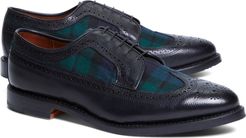 Leather And Wool Brogues Shoes