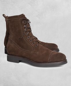 Golden Fleece Suede Boots