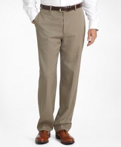 Madison Fit Flat-Front Classic Gabardine Trousers