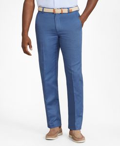 Clark Fit Linen And Cotton Chino Pants