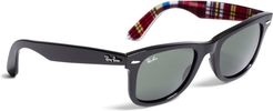 Ray-Ban Wayfarer Sunglasses With Madras