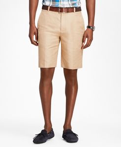 Linen And Cotton Bermuda Shorts