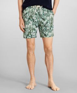 Montauk 6" Cactus Print Swim Trunks