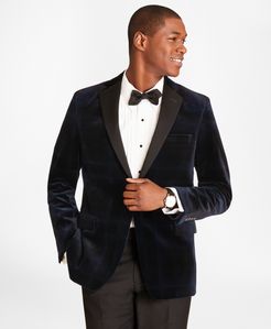 Regent Fit Black Watch Velvet Tuxedo Jacket