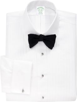 Milano Fit Ten-Pleat Tennis Collar Tuxedo Shirt